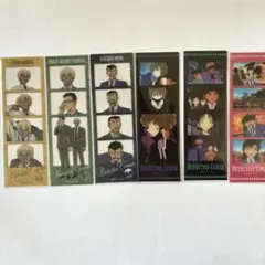 名探偵コナン　キャラクリアフォト　安室透　灰原哀　毛利蘭　工藤新一　服部平次