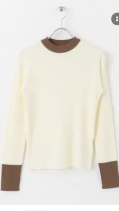 バイカラー ニット