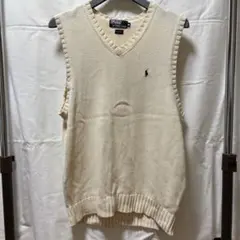 Polo by Ralph Lauren ノースリーブニットベスト Mサイズ制服