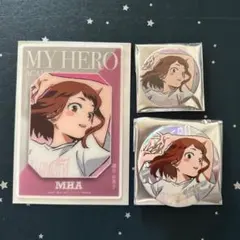 ヒロアカ ベースヤード 麗日お茶子 缶バッジ アートカード