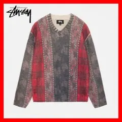 Stussy Mixed Print Alpaca Sweater M セーターのサムネイル