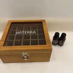 正規品 doTERRA ドテラ アロマオイル ケース 木箱 ウッドボックス 木製