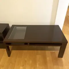 大塚家具 センターテーブル YGブラックレーム - メルカリ
