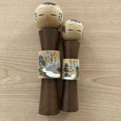 こけしセット　民芸品　伝統工芸　昭和
