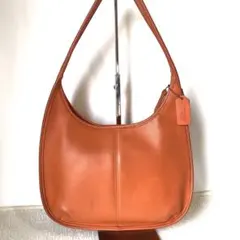 【レア色✨オレンジ✨美品】コーチ 9025 ワンショルダーバッグ エルゴ