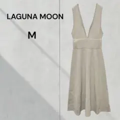 LAGUNAMOON Vネックニットワンピース 大人っぽ