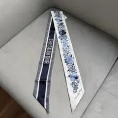 クリスチャンディオール ミッツァ シルクツイル スカーフ 花柄