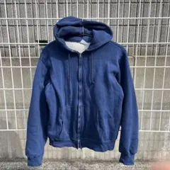 50s 60s ジップパーカー ヴィンテージ スウェット ダブルフェイス XL