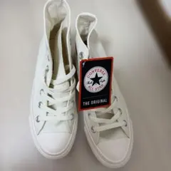 【新品】 CONVERSE ALL STAR 白 ハイカット22.5cm