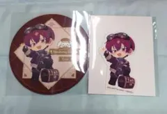 アイナナ　アニカフェ　ステッカー　コースター　狗丸トウマ