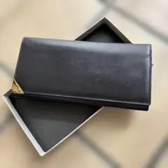 メンズ　ブラックレザー長財布　未使用
