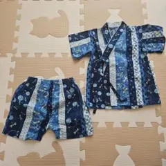 【浴衣】こども用浴衣/甚平90夏祭り