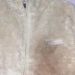 最終値下げ　Champion フリースジャケット L ベージュ　ベスト　ボア