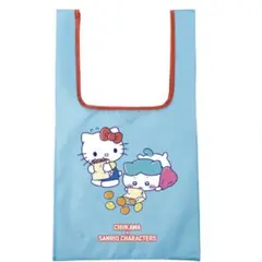ちいかわ×サンリオキャラクターズ エコバッグ ハチワレ×ハローキティ