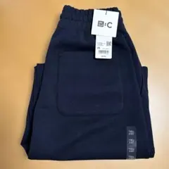UNIQLO:C 新品スウェットワイドパンツ ネイビー　XS