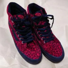 VANS ヒョウ柄 スタッズ 厚底ハイカットスニーカー