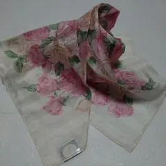 ✨新品未使用✨ChristianDior ディオール　ハンカチ花柄　ピンク