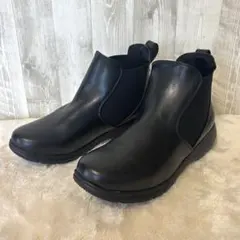 ラックラック空飛ぶ洗えるストレッチサイドゴアブーツ25.0〜25.5cm