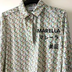 MARELLA マレーラ　幾何学模様 長袖ブラウス　シャツのサムネイル