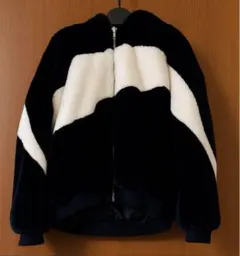 Rings ファーブルゾン 黒✕白