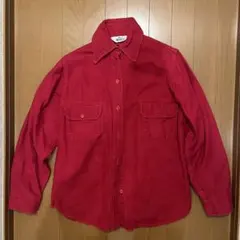 Woolrich ウールリッチ 長袖 ワークシャツ レッド 古着 ヴィンテージのサムネイル