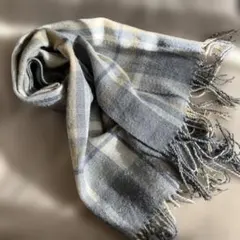 チェック柄マフラー　ストール