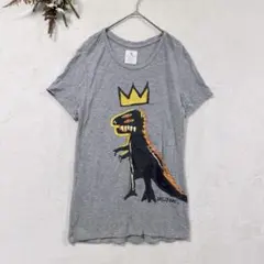 ジャンミシェルバスキア 半袖 Tシャツ 恐竜プリント クラウン コラボ S~Mのサムネイル