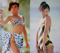 本田美奈子　1985年〜1987年 大量　切り抜き　ファイル　2冊　120P