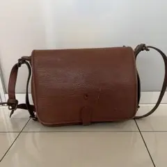 Ralph Lauren レザー ショルダーバッグ ブラウンのサムネイル