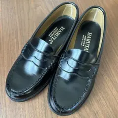 HARUTA ハルタ　コインローファー 22cm EE 黒 通学