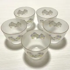 【匿名配送】大相撲　軍配模様　湯呑み5客セット