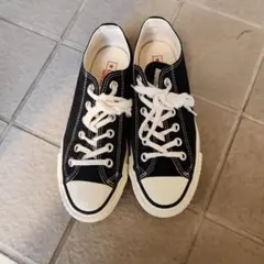 Converse ブラック ローカット スニーカー　ALL STAR J OX