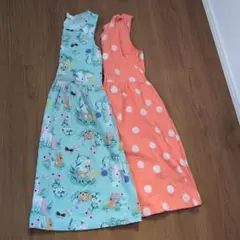 ノースリーブワンピース 2点セット