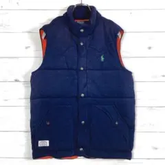 セール《希少》ポロバイラルフローレン☆S☆ポニー刺繍☆ベスト☆ネイビー☆紺