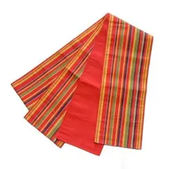 半幅帯 本場筑前博多織 縞模様 ストライプ NO-340