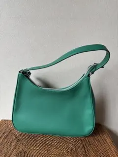 GU グリーン ミニ ハンドバッグ ショルダー 2wayのサムネイル