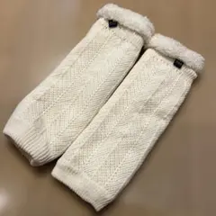 POLO アイボリー レッグウォーマー