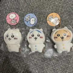 ナガノのくま　ちいかわにかぶられたぷちミニマスコット3点セット
