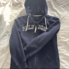 TOMMY HILFIGER ネイビー パーカー M