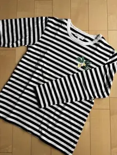 【極美品】agnes b. アニエスベー ボーダーTシャツ 長袖