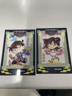 名探偵コナン　大阪城本陣　トレーディング購入特典 毛利蘭 工藤新一