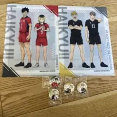 ハイキュー!! クリアファイル・缶バッジセット