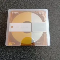 TDK MD 80分 オレンジカラー 録音用ミニディスク