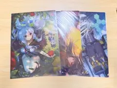 絵師100人展　三嶋くろね　クリアファイル 3枚セットのサムネイル