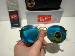 新品 RayBan レイバン RB3447 ラウンドメタル 偏光 サングラス