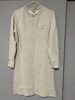 Champion チャンピオン グレー ロングスウェット ビックロゴ