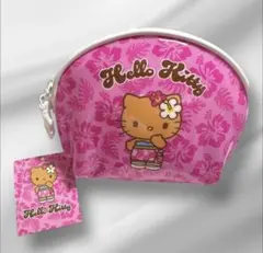 新品　サンリオ トコナツバケーションデザインシリーズ ハローキティ ポーチ