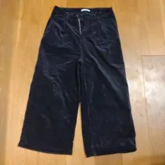 something SN755 ワイドパンツ　ワイドタックパンツ　コーデュロイ