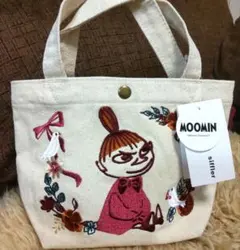 ムーミン リトルミイ 刺繍 ミニトートバッグ 新品のサムネイル
