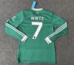 リヴァプール WIRTZ 7 長袖 ユニフォーム Mサイズ 未使用に近い - メルカリ
